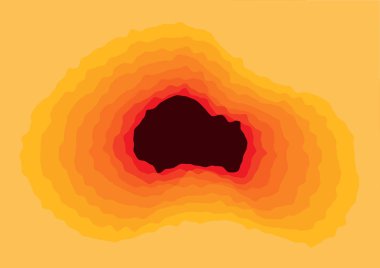 Kağıt sanat stili şablonu parlak renk degrade arka planlar Afiş, kapak veya el ilanı için canlı tasarım öğesi.