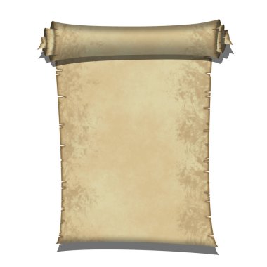 Beyaz Arkaplanda Yazılı Eski Kağıt