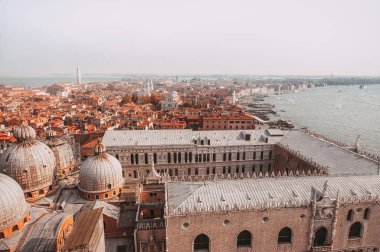 San Marco campanile'den en iyi manzara. tonda resim