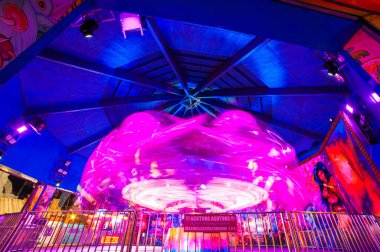 Viyana, Avusturya - 2 Nisan 2019: ünlü ve turistik eğlence 