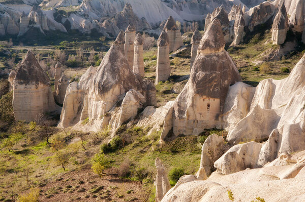 the most famous valley in Turkey called Love Valley. natural bac