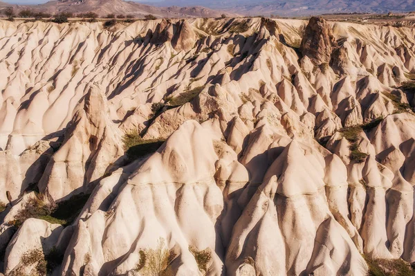 Den mest berömda dalen i Turkiet kallas Love Valley. naturliga BAC — Stockfoto