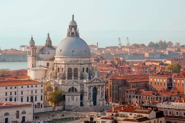 Venetië Italië November 2017 Uitzicht Stad Vanuit Lucht — Stockfoto