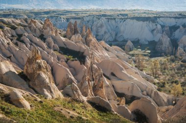 Türkiye 'nin ünlü vadisine güvercinler vadisi denir. doğal arkaplan