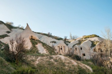 Türkiye 'nin ünlü vadisine güvercinler vadisi denir. doğal arkaplan