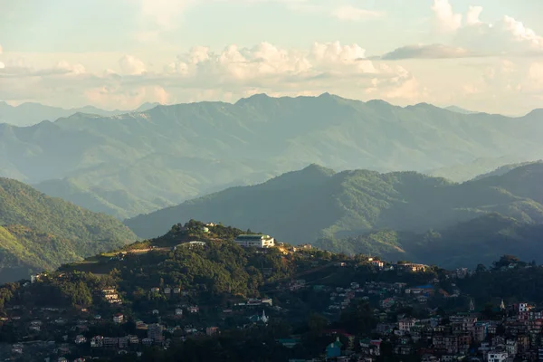 Magníficas Montanhas Torno Cidade Aizawl Estado Mizoram Nordeste Índia — Fotografia de Stock