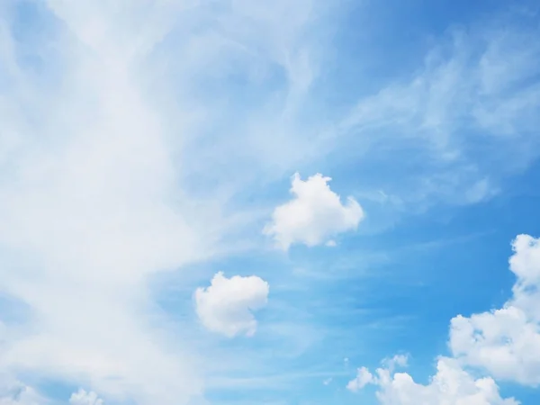 Blå Himmel Och Moln För Naturlig Bakgrund Molnlandskap — Stockfoto