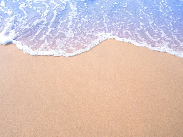 Areia bege e efeito de filtro vintage de onda de água pastel . — Fotografia de Stock