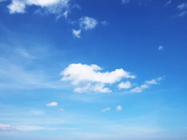 Cielo Blu Nuvola Bianca Sfondo Naturale — Foto Stock