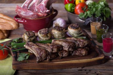 Asya yemeği ruloları