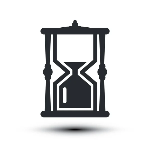 Icono Del Reloj Arena Vector Reloj Arena Símbolo — Archivo Imágenes Vectoriales