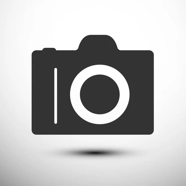 Icona Fotografica Simbolo Vettoriale Isolato Sfondo Bianco — Vettoriale Stock