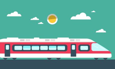 Tren vektör düz tasarlamak