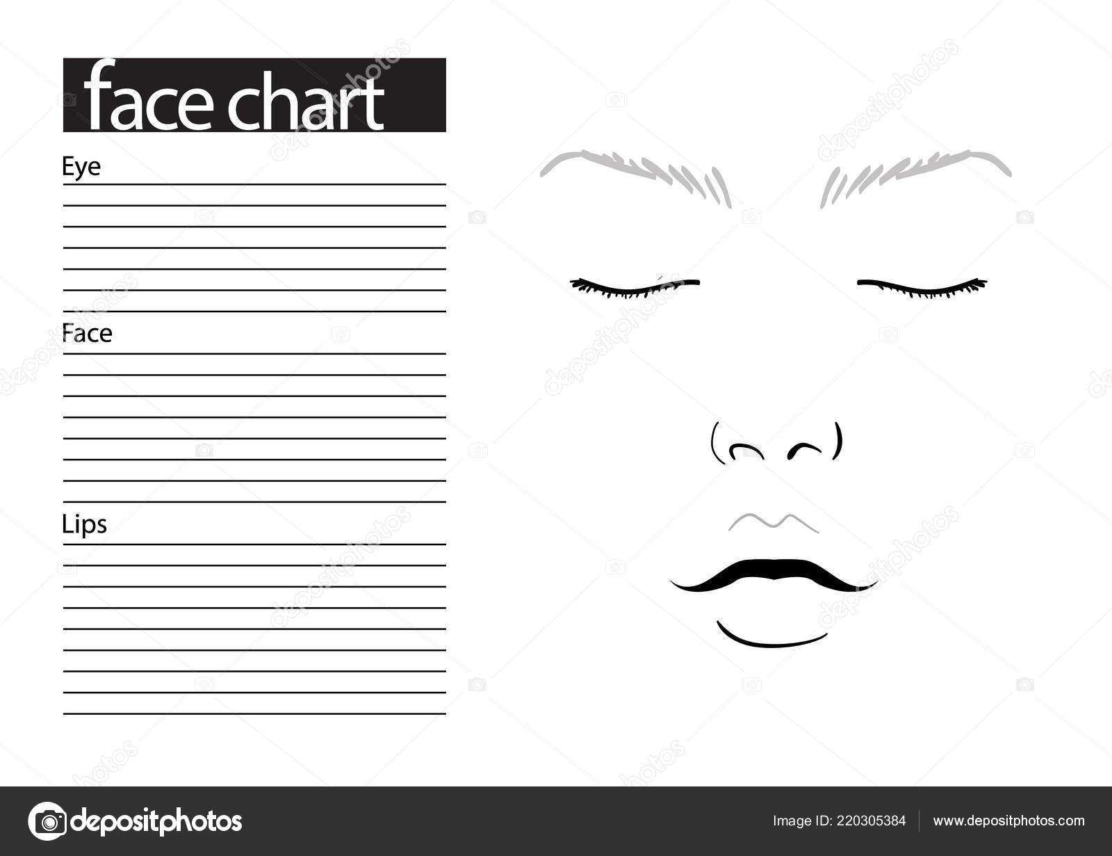 Face Painting Chart