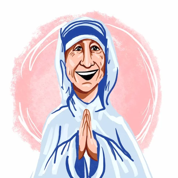 Mother Teresa Saint Teresa Albanian Indian Roman Catholic Nun Missionary — Stock Photo, Image