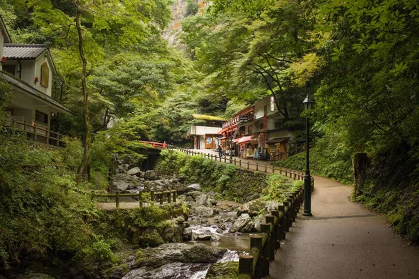 Weg Naar Minoo Watervallen Japan — Stockfoto