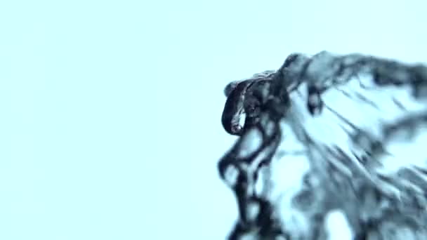 水喷出黑色背景 — 图库视频影像
