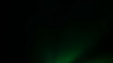 Çok renkli fenerler duman siyah arka planda gelen ışık ışınlarının