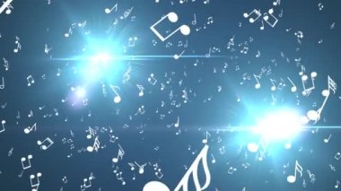 Beyaz renk düşen notlar