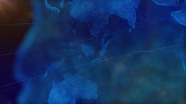 Mavi Earth'te gezegenin dönüş yakın çekim