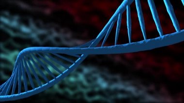 Dijital illüstrasyon dna yapısı. Renk arka plan