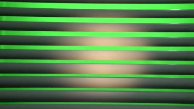 Fener üzerinde yatay jaluzi yaktı ve onlar ve ışıkları açın. Yeşil ekran