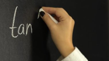 Yazı tahtası üzerinde yazılı matematik formülleri