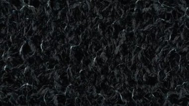 Yavaş hareket üstten görünüm animasyon su dalgalarının