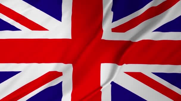 Flag of the United Kingdom animation 2 in 1 — Stock Video