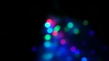 Işık soyut arka plan renkli bulanık bokeh. Yavaş hareket