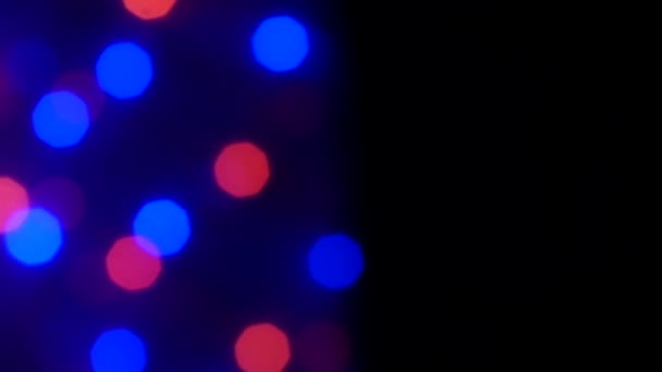 Gekleurde iriserende dromerige bokeh abstracte achtergrond. Slow Motion — Stockvideo