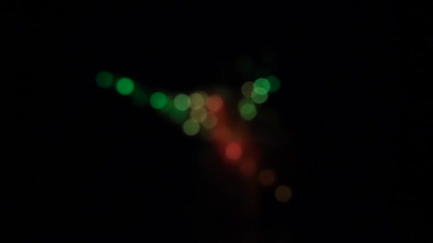 Soyut Glitter defocused arka plan. Bulanık bokeh. Yavaş hareket — Stok video