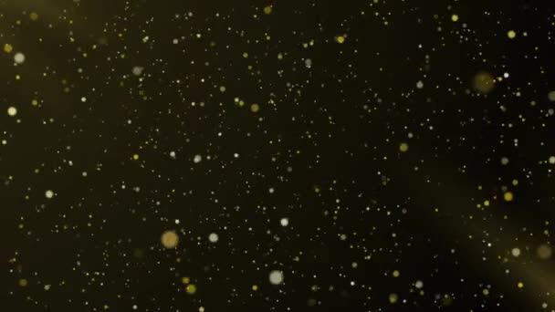 Abstracte achtergrond met glanzende bokeh sparkles — Stockvideo