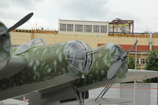 Open Air Museum Exhibition Complex Military Aviation Verkhnyaya Pyshma — Stock Photo, Image