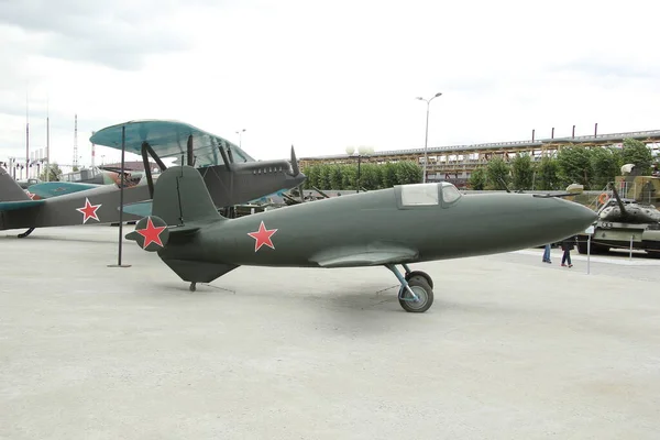 Open Air Museum Exhibition Complex Military Aviation Verkhnyaya Pyshma — Stock Photo, Image