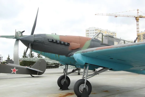 Museu Livre Complexo Exposições Aviação Militar Verkhnyaya Pyshma — Fotografia de Stock