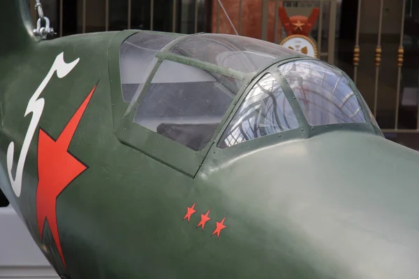 Verkhnyaya Pyshmaにおける軍事航空の野外博物館と展示会複合体 — ストック写真