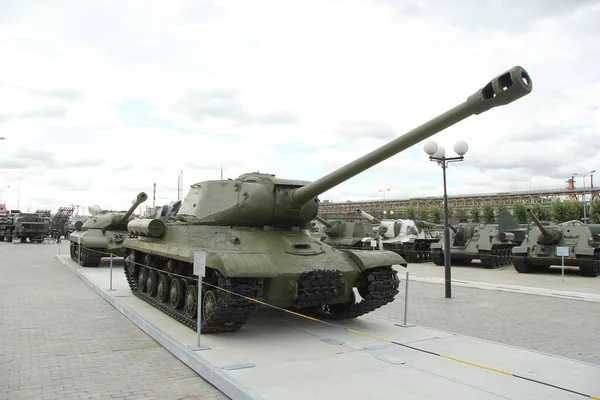 Verkhnyaya Pyshma露天军用装甲车和汽车设备博物馆和展览综合体 — 图库照片