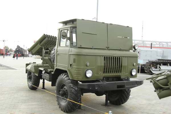 Museo Complesso Espositivo Veicoli Blindati Militari Attrezzature Automobilistiche All Aperto — Foto Stock