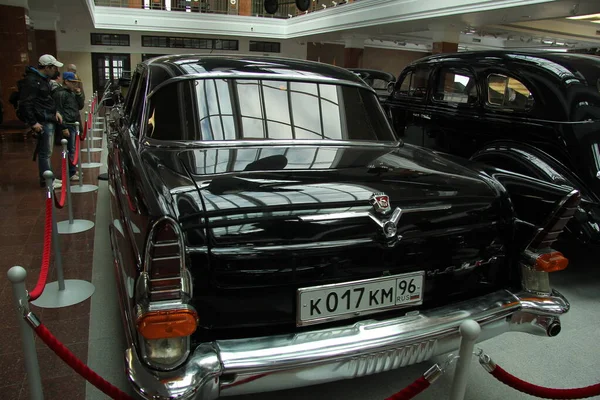 Museo Complejo Exposiciones Motocicletas Equipos Automoción Verkhnyaya Pyshma — Foto de Stock