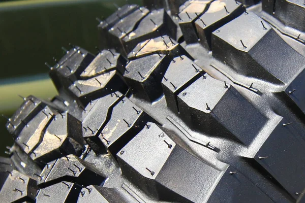 Road Wheel Driving Mud Snow — Stock Photo, Image