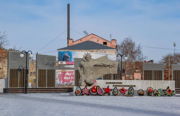 Passeggiata Ricerca Con Gli Storici Nella Città Troitsk Vedere Monumenti — Foto Stock