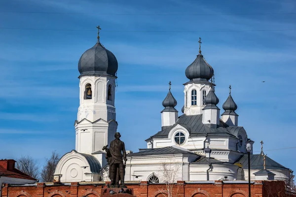 Caminata Investigación Con Los Historiadores Ciudad Troitsk Para Ver Los — Foto de Stock