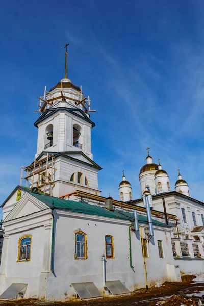 Research Walk Historians City Troitsk See Architectural Monuments Destruction Restoration — Stock Photo, Image