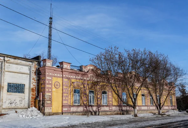 Passeio Pesquisa Com Historiadores Cidade Troitsk Para Ver Monumentos Arquitetônicos — Fotografia de Stock