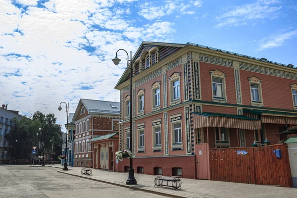 Promenade Historique Tatarstan Kazan Bolgar Été Sur Fond Ciel Estival — Photo