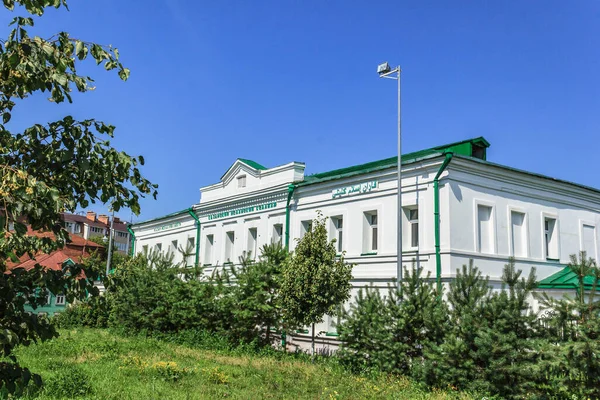 Historische Wandeling Tatarstan Kazan Bolgar Zomer Tegen Achtergrond Van Een — Stockfoto