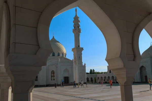 Promenade Historique Tatarstan Kazan Bolgar Été Sur Fond Ciel Estival — Photo