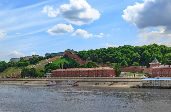 Τουριστικό Καλοκαίρι Πόδια Μέσα Από Ιστορικά Μέρη Της Nizhny Novgorod — Φωτογραφία Αρχείου