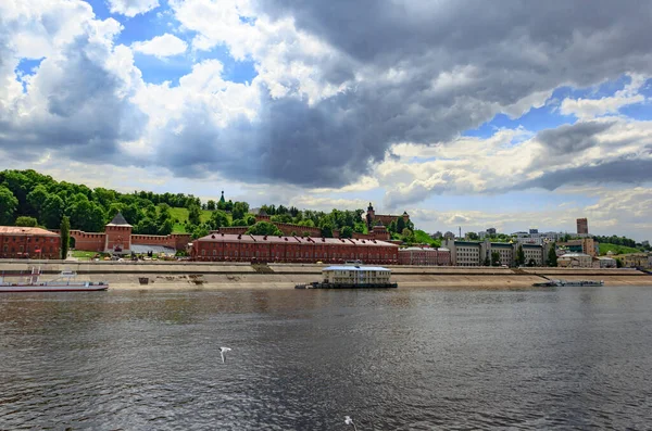 Tourist Summer Walk Historical Places Nizhny Novgorod — Stock Photo, Image